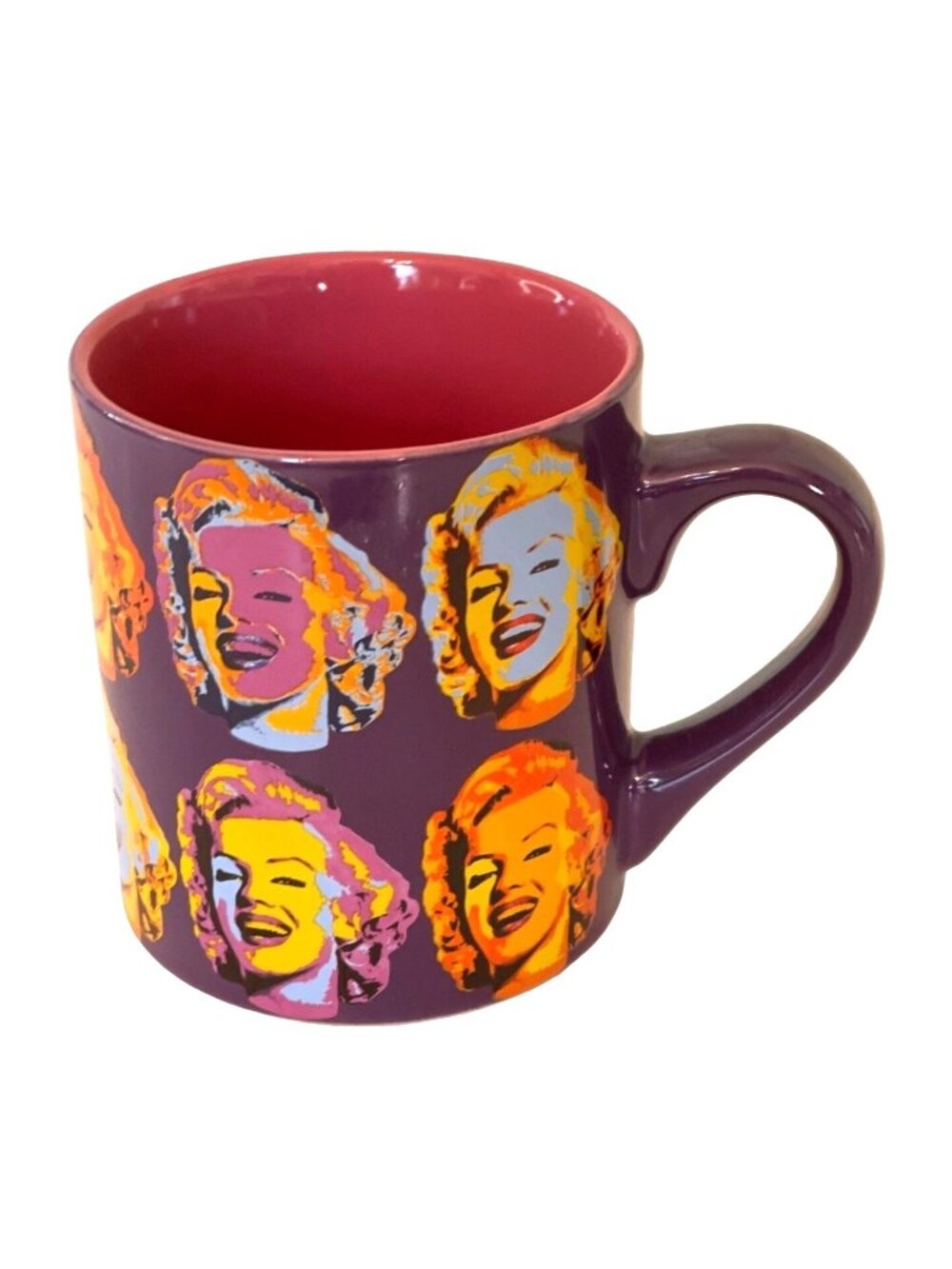 Marilyn Monroe Radio Days Mug Vintage Andy Worhol Style Pop Art 4"